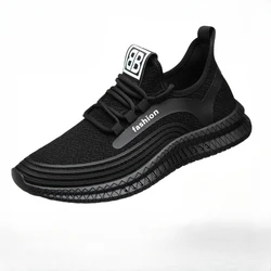 Zapatillas deportivas negras transpirables con amortiguación ligera
