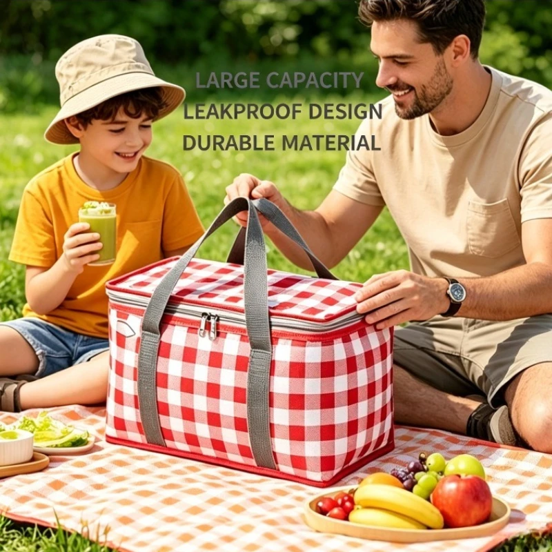 Bolsa térmica portátil gran capacidad para camping y exteriores