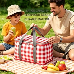 Bolsa térmica portátil gran capacidad para camping y exteriores