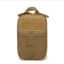 Bolsa táctica MOLLE EDC de cintura para linterna y cargador