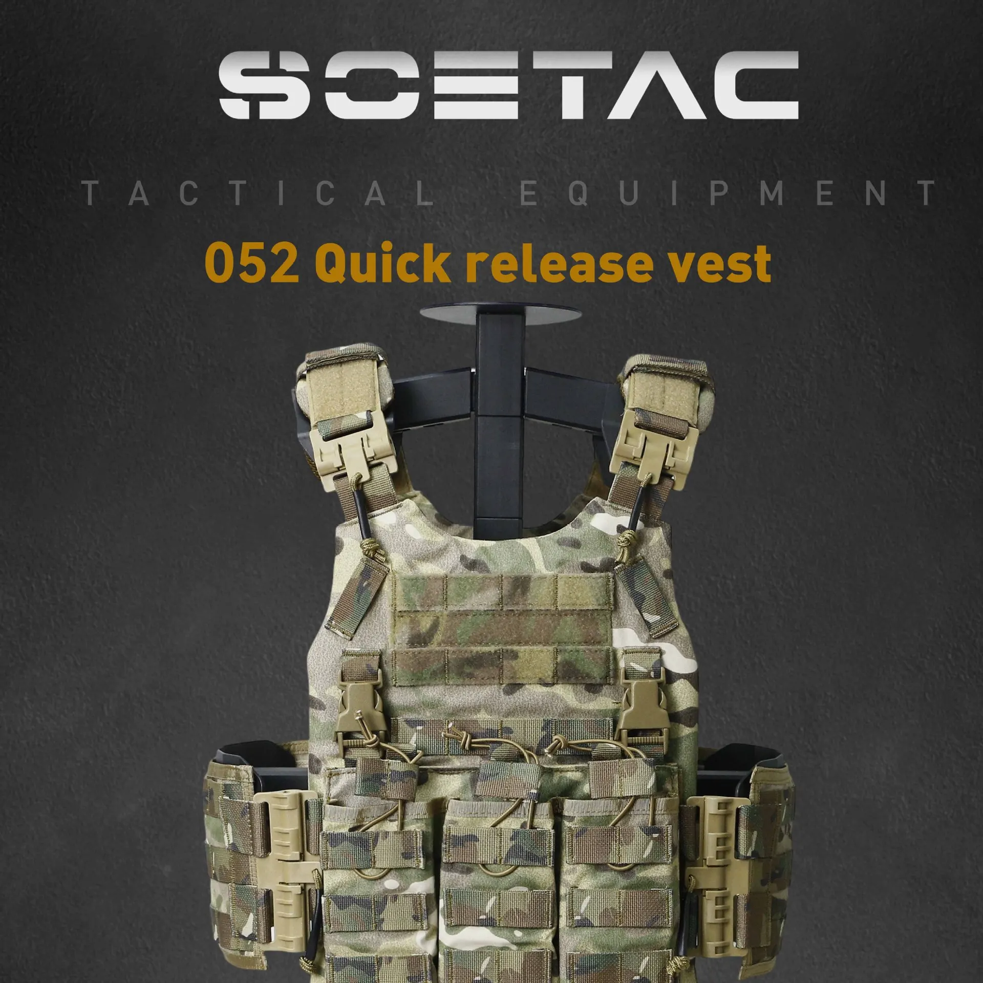 Vista general del chaleco táctico HMW Tactical