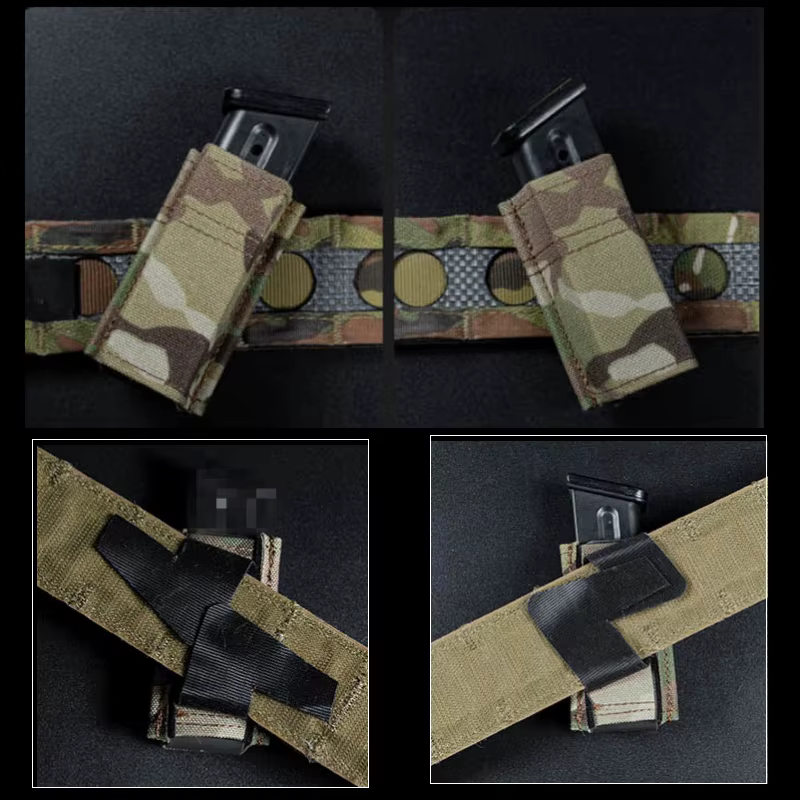 Bolsa portacargador táctica MOLLE 9mm apertura rápida - imagen 2