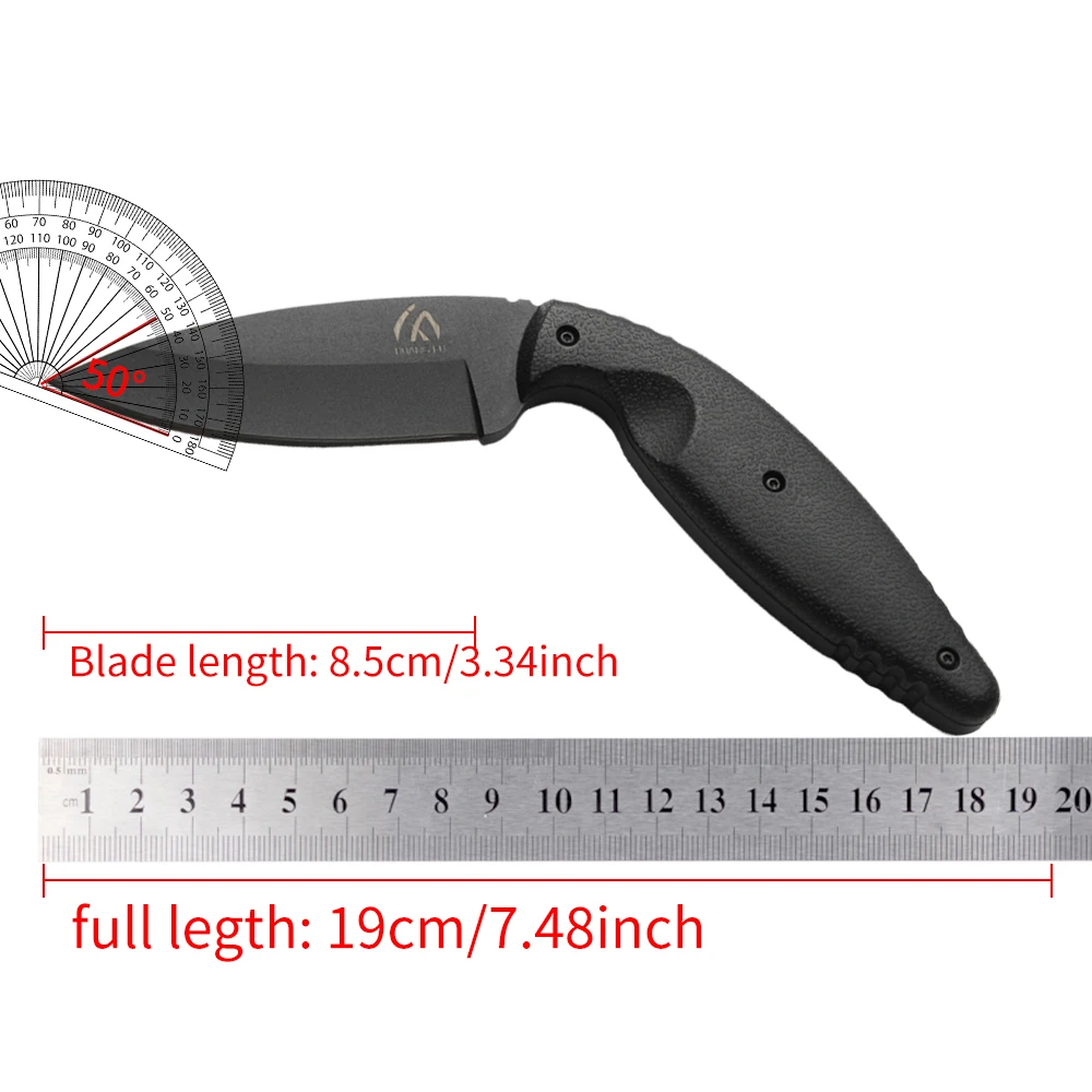 Cuchillo fijo mango G10 con funda para exteriores de supervivencia - imagen 4