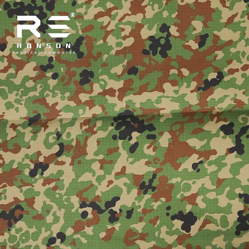 Tela táctica camuflaje japonés para uniforme de poliéster-algodón - imagen 2