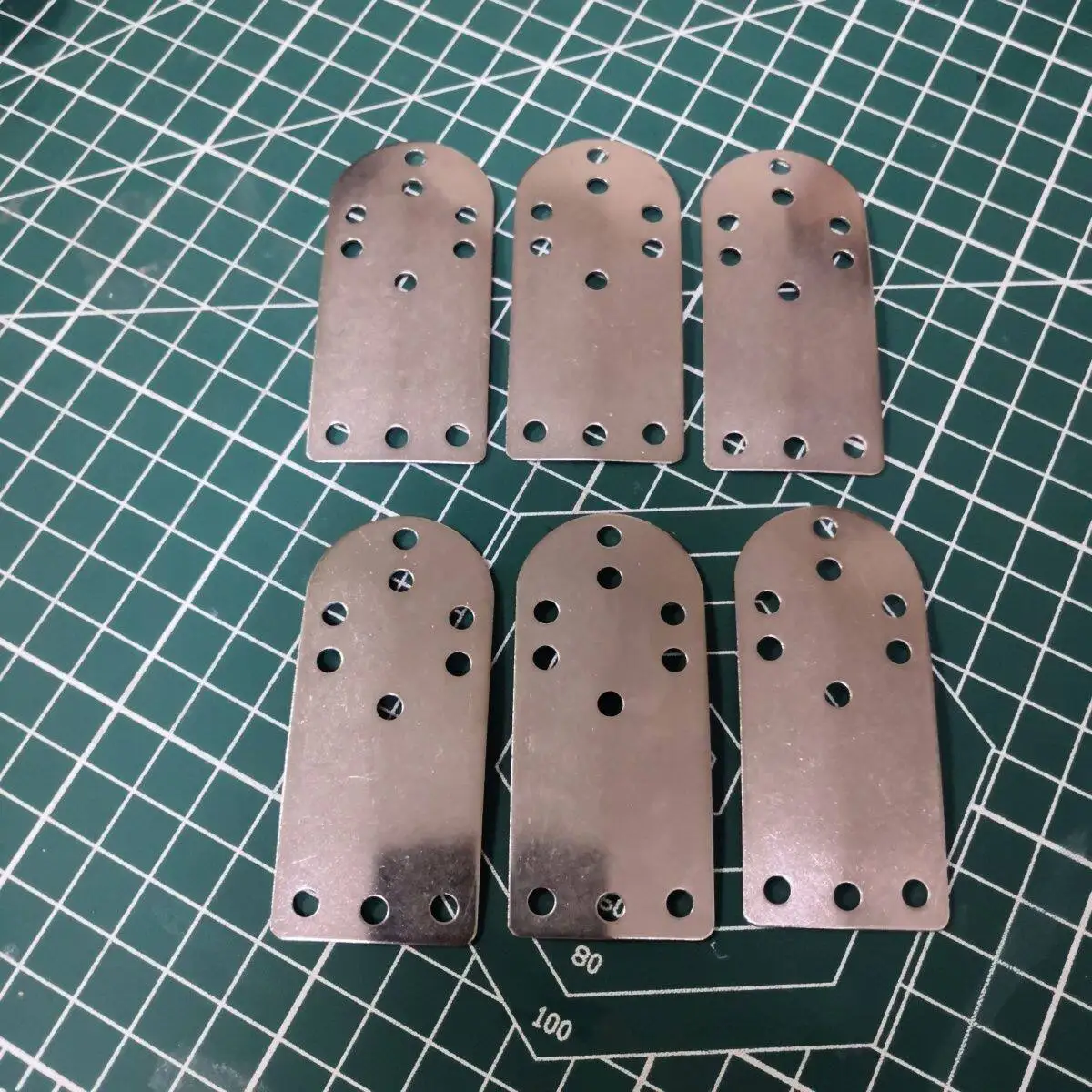 Cota de malla artesanal tipo escama de pez, placa resistente - imagen 4