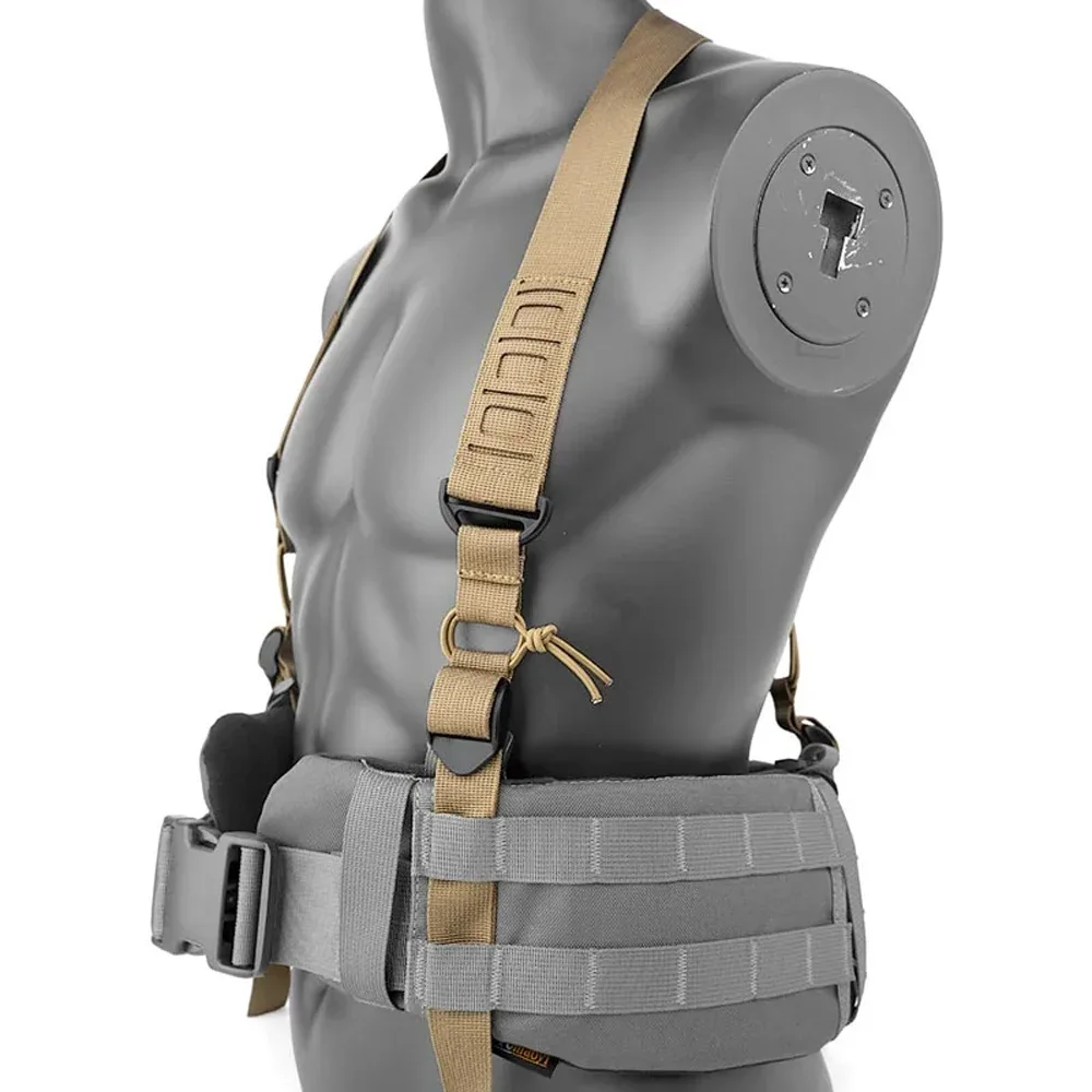 Arnés MOLLE tipo X para suspensión y escalada outdoor - imagen 4