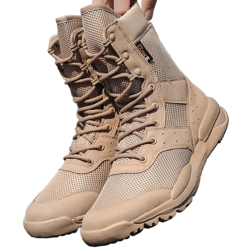 Botas tácticas ultraligeras transpirables de senderismo de verano - imagen 2