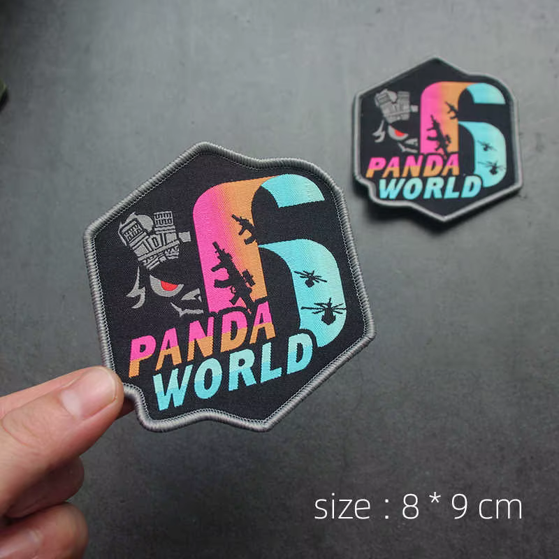 Parche bordado táctico Panda World 6 Tactics para mochila - imagen 4