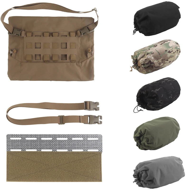 Bolsa táctica para máscara de gas con montaje MOLLE y correa