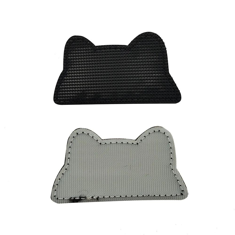 Parche velcro táctica gato negro PVC bordado para mochila Molle - imagen 3