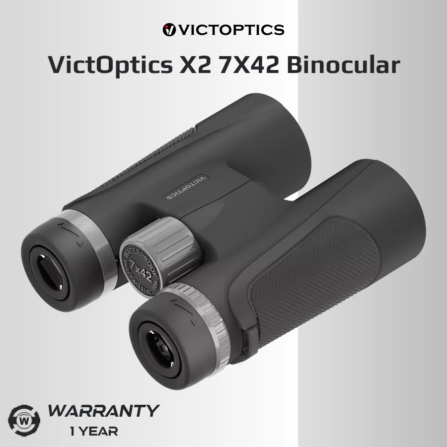 VictOptics X2 Prismáticos Compactos con Prisma BaK4 Multicapa - imagen 3