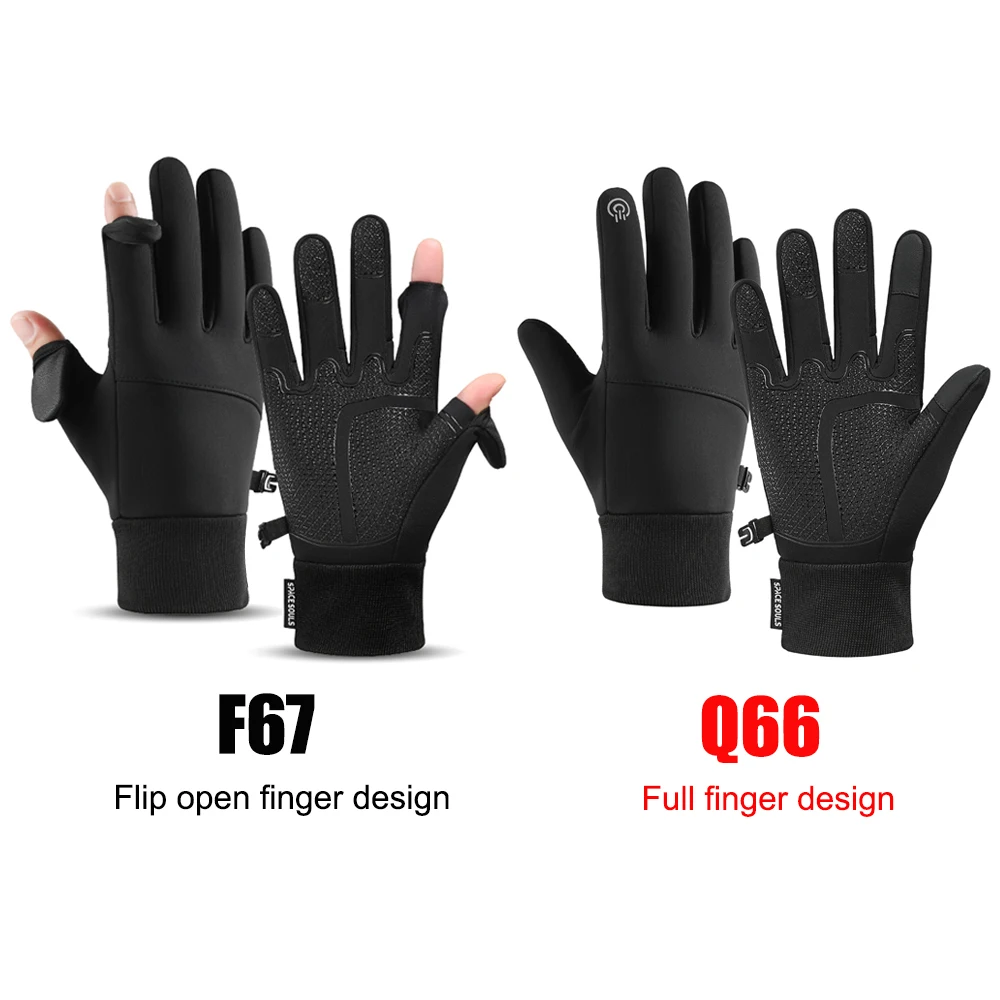 Guantes de invierno con pantalla táctil, resistentes al viento - imagen 3