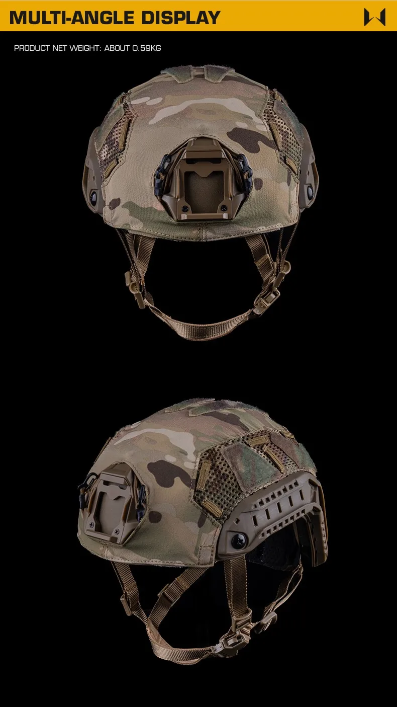 Cubierta táctica camo Multi-Terrain para corte súper alto FAST SF en talla M/L