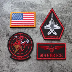 Parche bordado NAVY VX31 Maverick Dustdevils insignia táctica EE.UU.