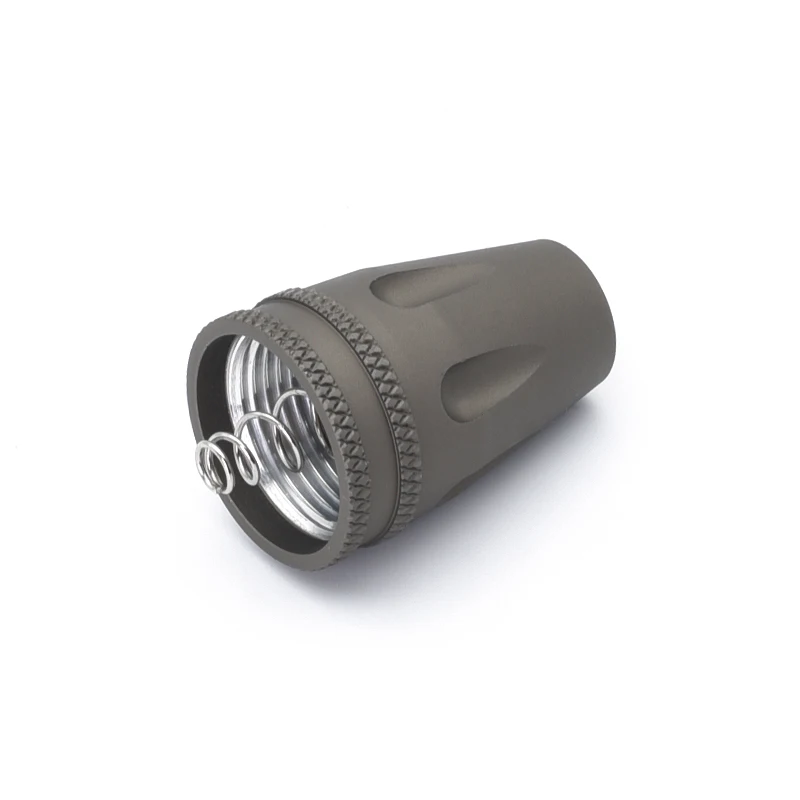 Tapa metálica interruptor linterna táctica conector DC M300/M600 - imagen 4
