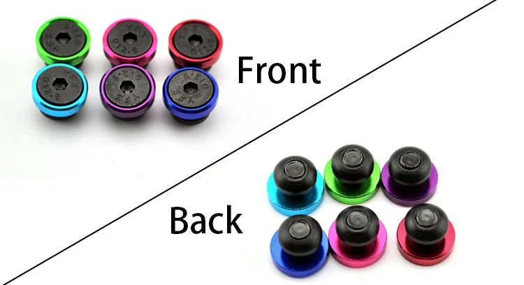 Arandelas de aluminio anodizado