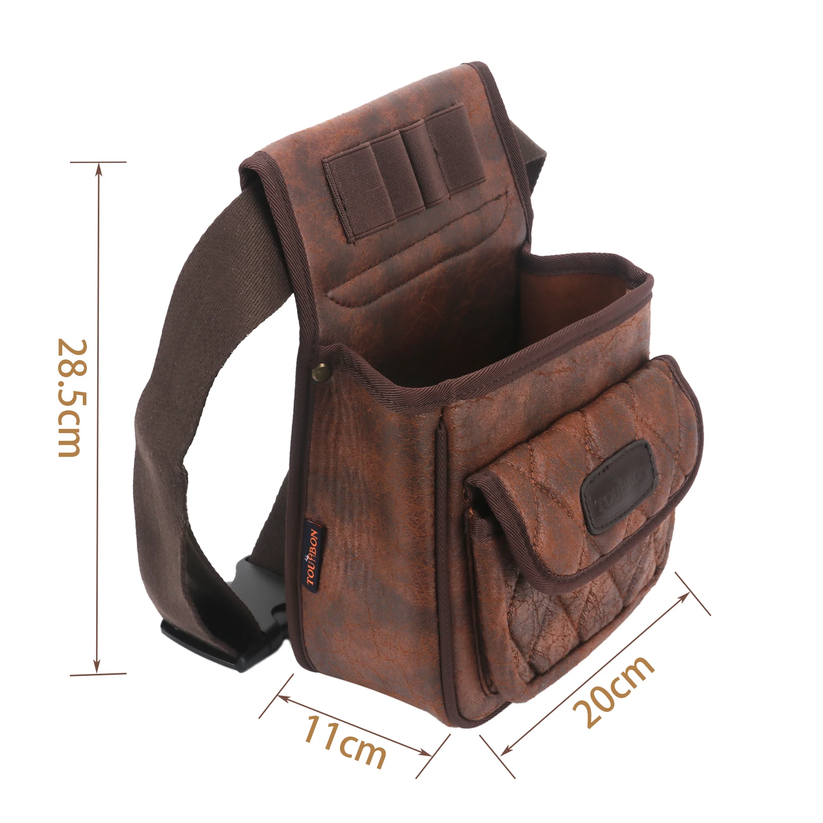 Tourbon porta cartuchos de escopeta PU resistente para caza