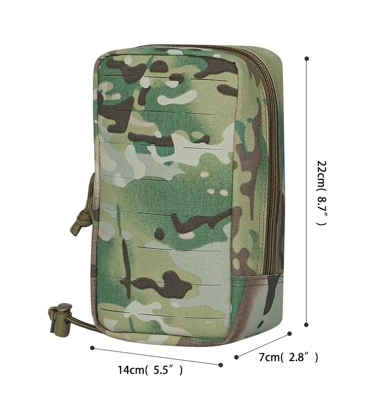 Detalle de diseño MOLLE para personalizar el sistema