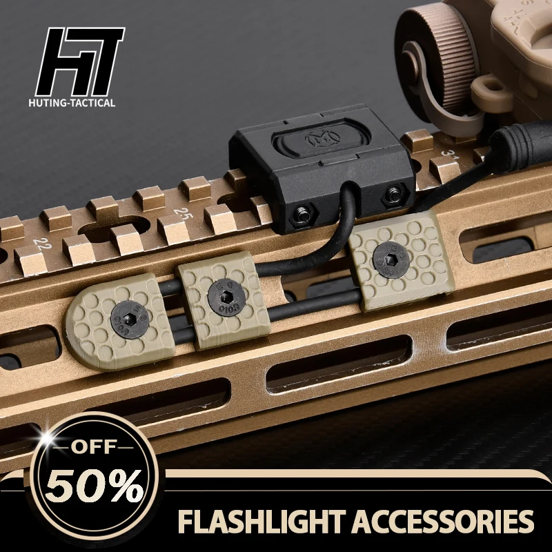 Soporte guía cables táctico M-LOK para rifle airsoft - imagen 2