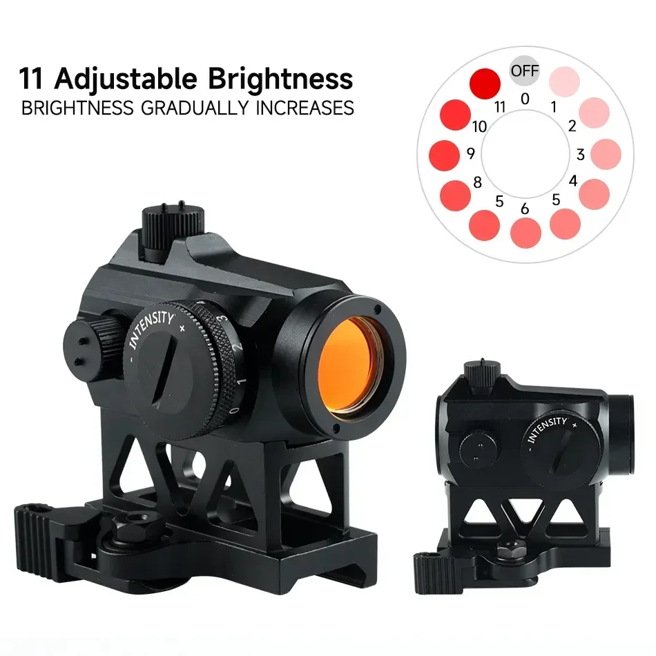 Mira punto rojo colimador táctica para carabina airsoft caza - imagen 4