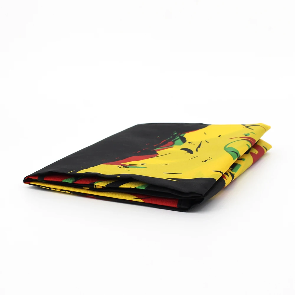 Bandera rasta con señal de paz para decoración y exterior