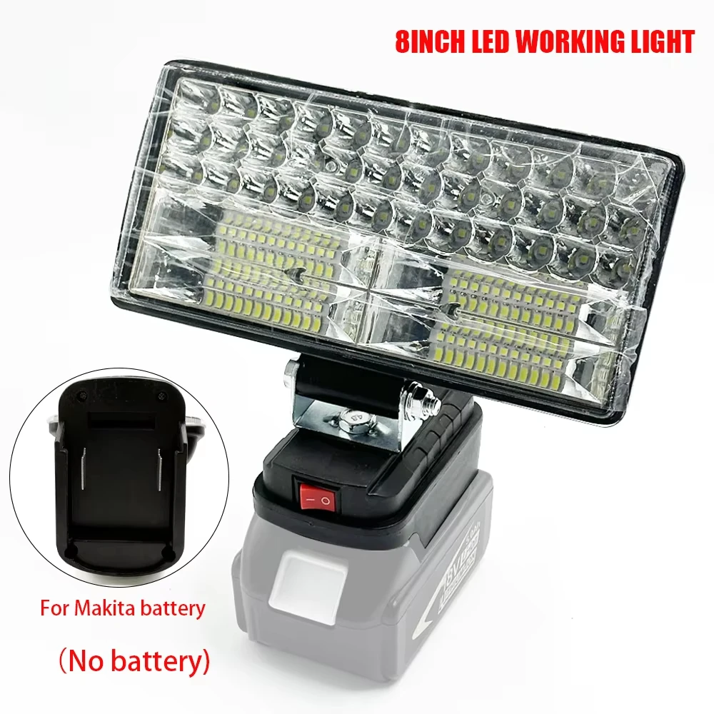 Lámpara de trabajo LED portátil compatible con batería Makita 18V - imagen 2