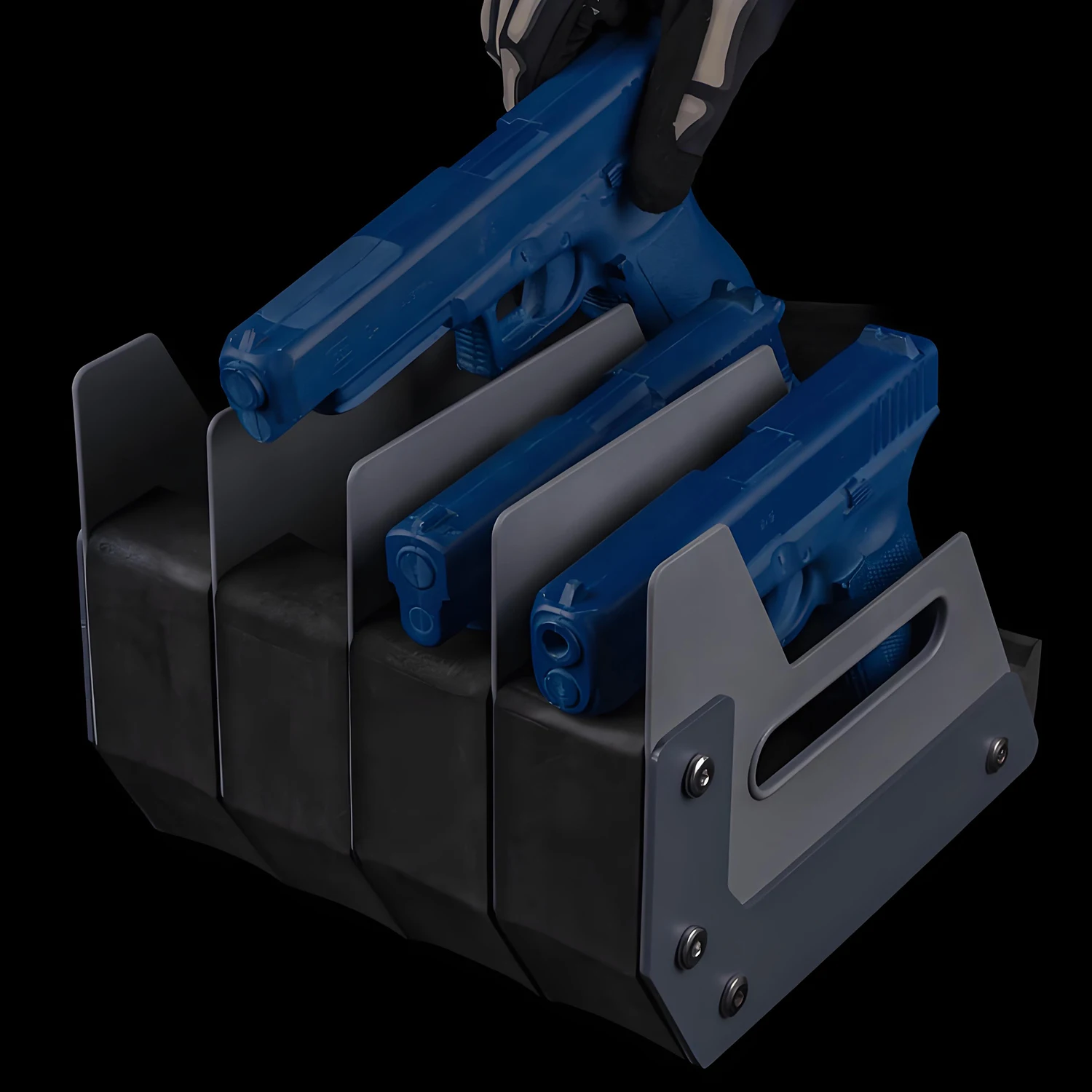 Organizador táctico pistolas Airsoft con estante Base EVA - imagen 4