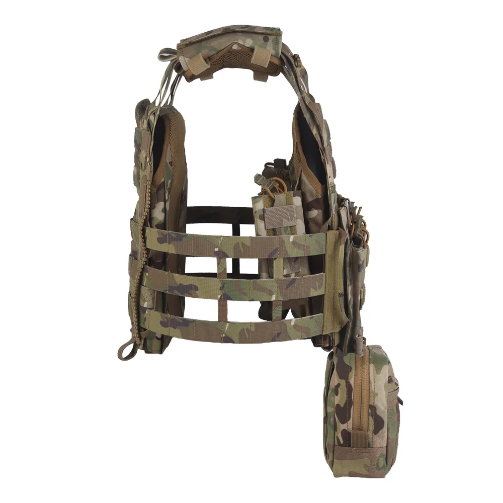 Chaleco Táctico Poseidon Defense JPCV3 Portaplacas MOLLE - imagen 4