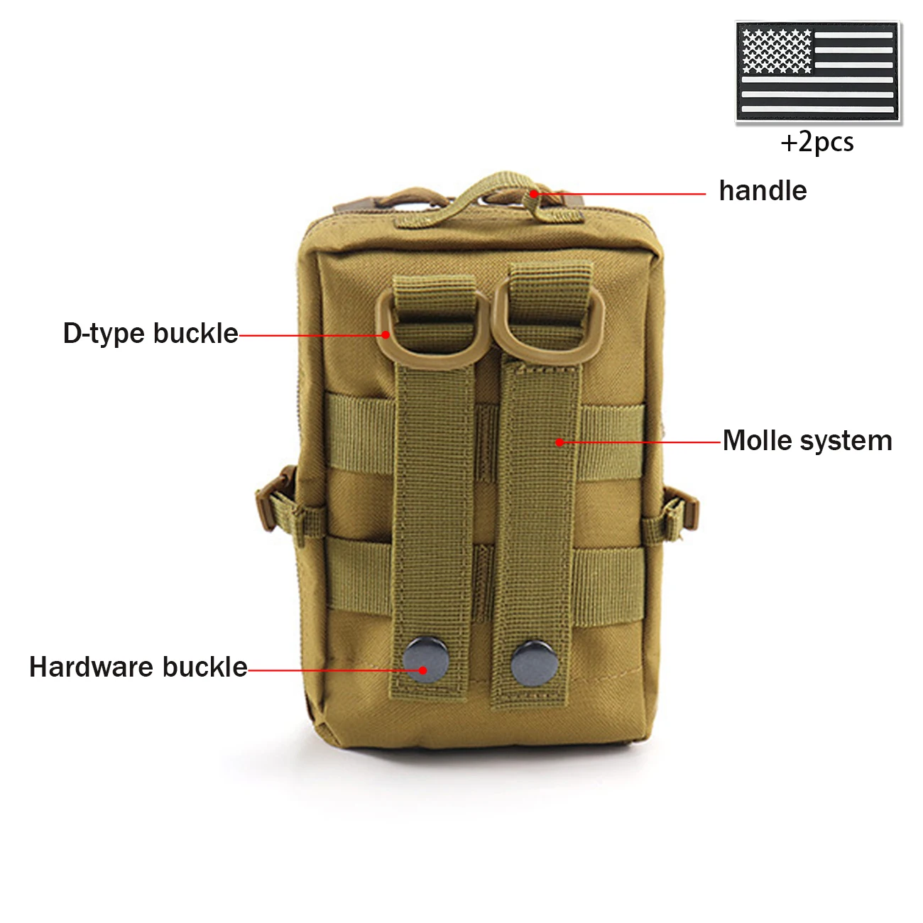 Bolso cruzado para exteriores, listo para llevar