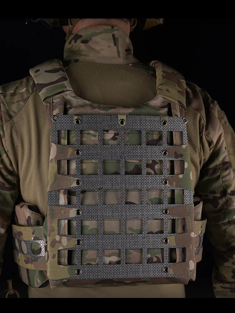 FERRO FCPC V5 Plate Carrier MOLLE con panel trasero y cremallera - imagen 5