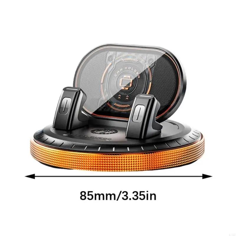 Soporte para teléfono coche giratorio universal con clip doble - imagen 2