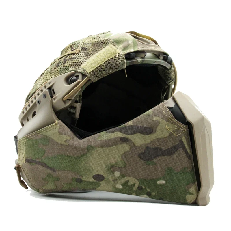FMA máscara táctica media cara paintball compatible con casco FAST - imagen 2