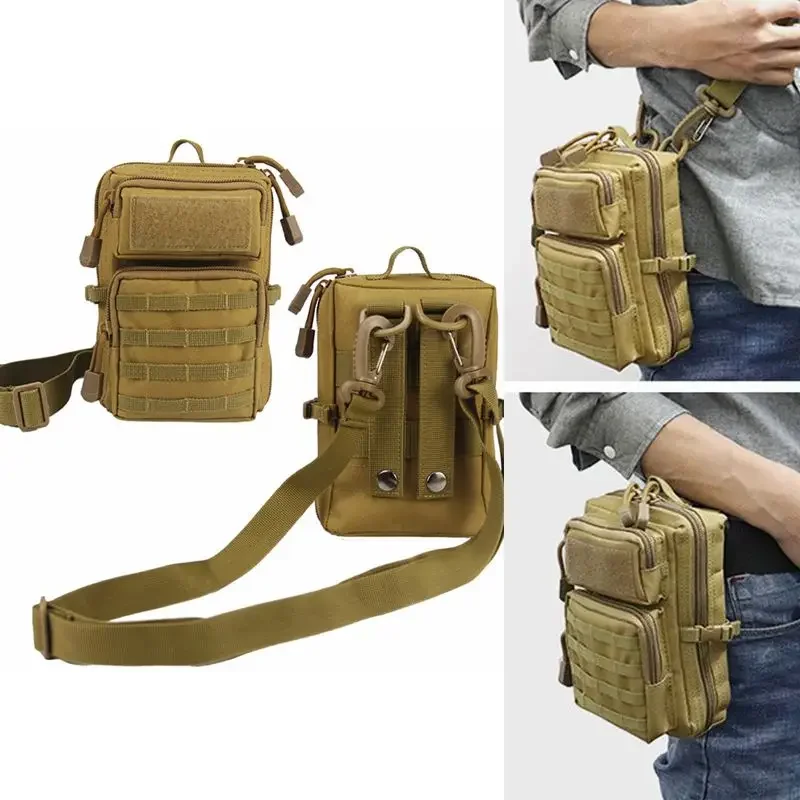Bolsa táctica EDC MOLLE para riñonera cinturón y teléfono - imagen 2