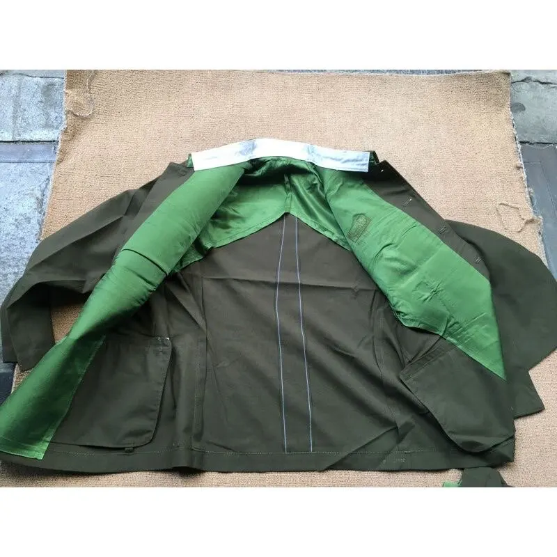 Conjunto verde militar de lana veraniego estilo vintage Fantine - imagen 4