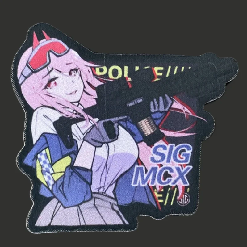 Parche táctico Anime velcro – Insignia moral para mochila o chaleco - imagen 2
