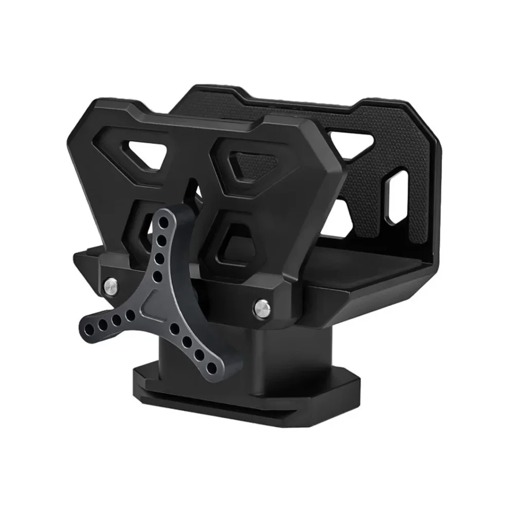 Detalle del sistema de bloqueo Triangle Lock y almohadillas de goma