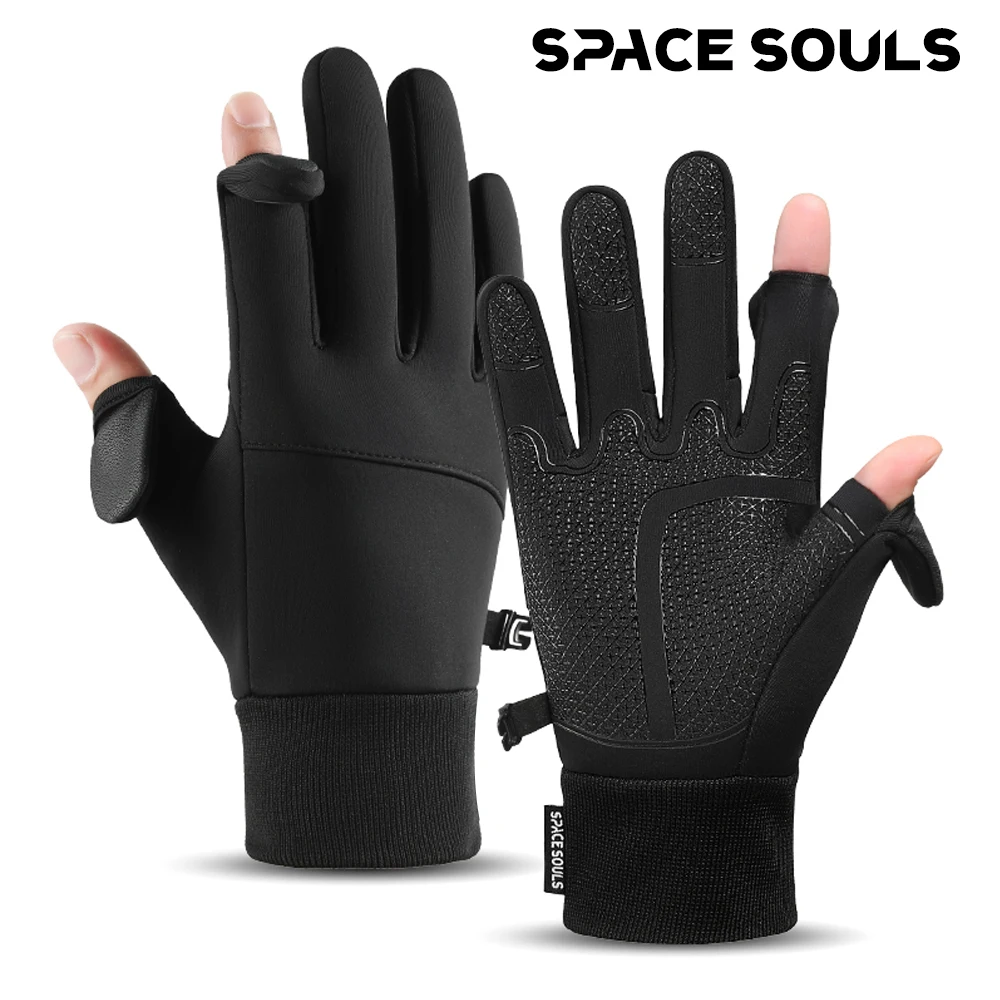 Guantes de invierno con pantalla táctil, resistentes al viento