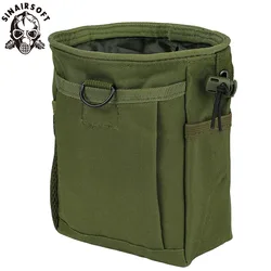 Bolsa recuperación cargadores MOLLE táctica Airsoft compacta descarga