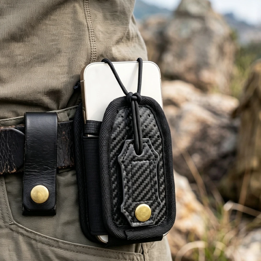 Funda táctica MOLLE universal y ajustable para radio o walkie-talkie - imagen 5