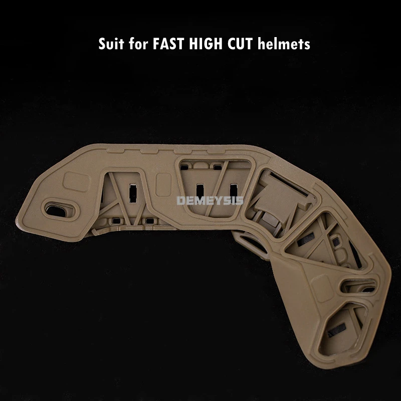Riel guía lateral para casco táctico - Montaje rápido Airsoft - imagen 4
