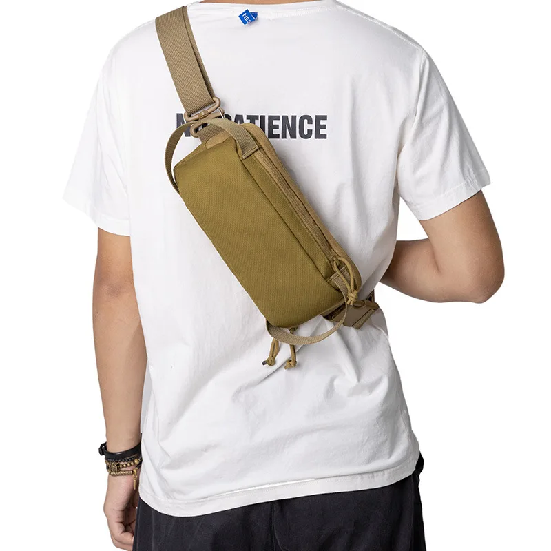 Bolso táctico multifuncional cruzado en negro