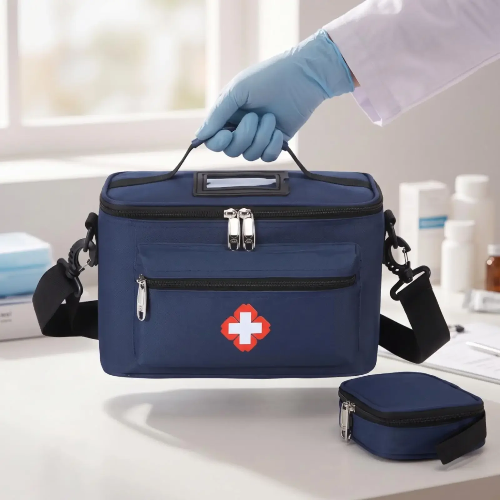Botiquín de primeros auxilios Oxford impermeable desmontable - imagen 5