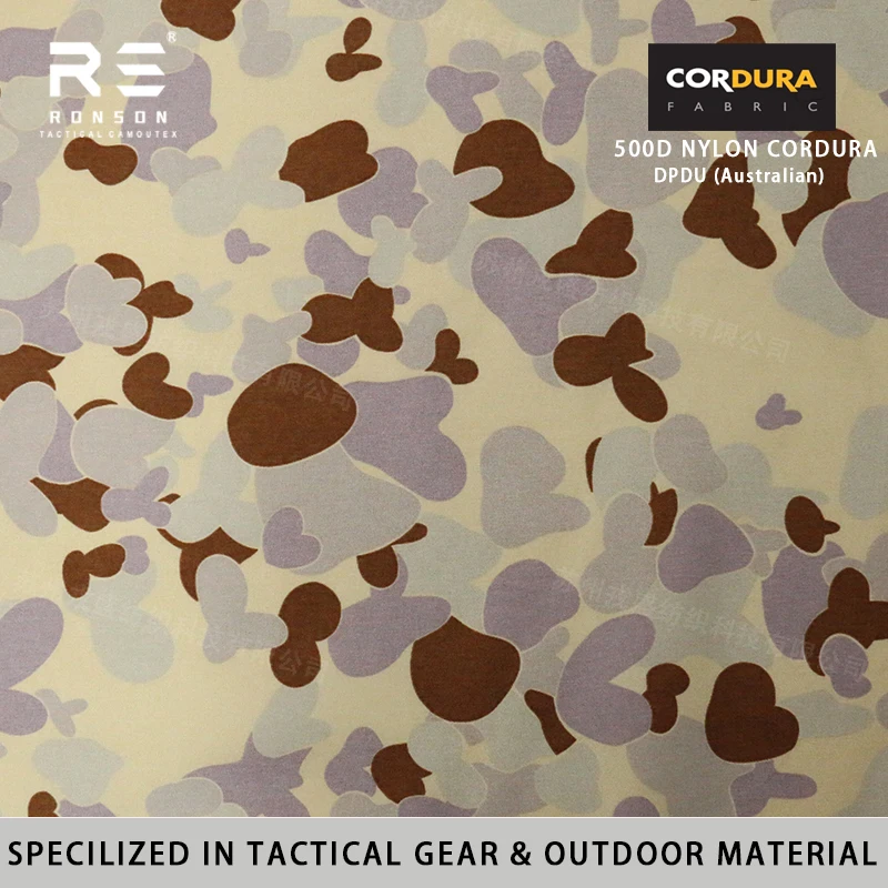 DPDU Cordura tela camuflaje disruptivo impermeable recubierto PU