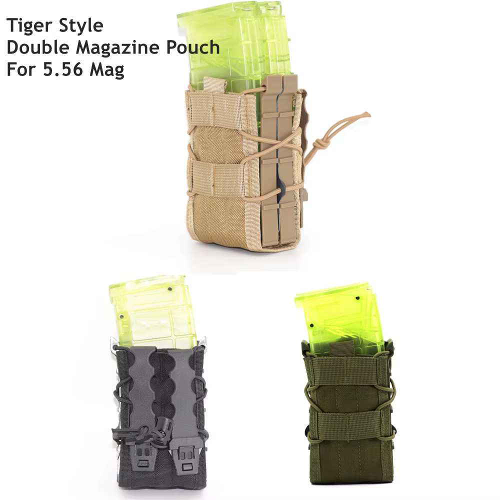 Pochete táctico MOLLE portacargadores rifle 5,56
