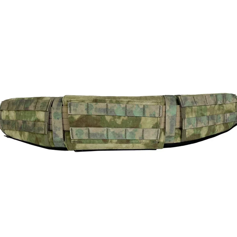 Cinturón táctico MOLLE con protección lumbar multiusos aire libre