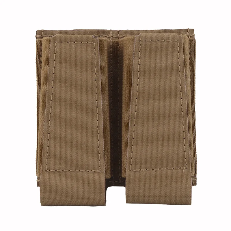 Bolsa fijación chaleco táctico Molle doble abierta 9mm multifuncional - imagen 2