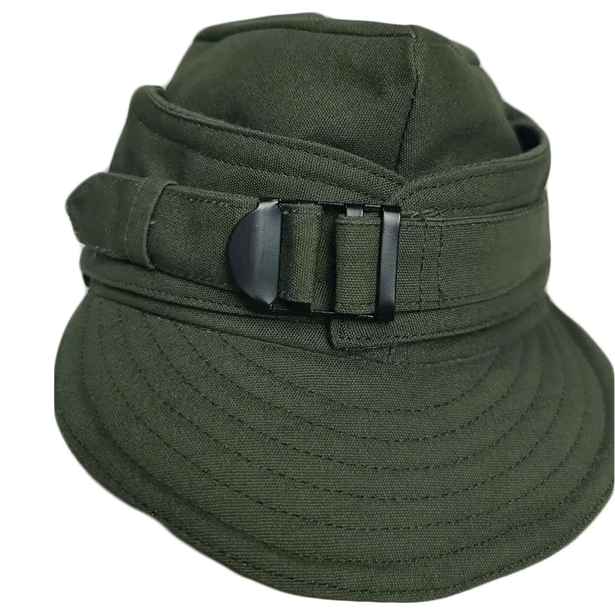 Gorra militar verde oliva vintage de montaña y esquí para disfraz - imagen 2