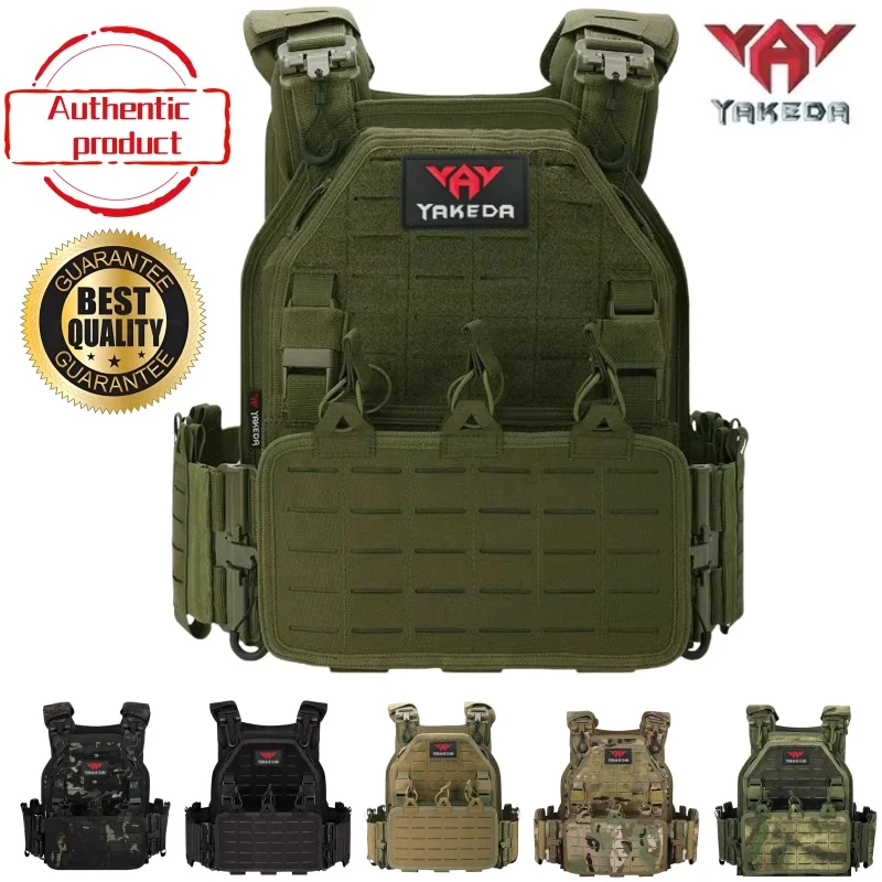 Chaleco táctico YAKEDA 6094 con sistema MOLLE y liberación rápida - imagen 4