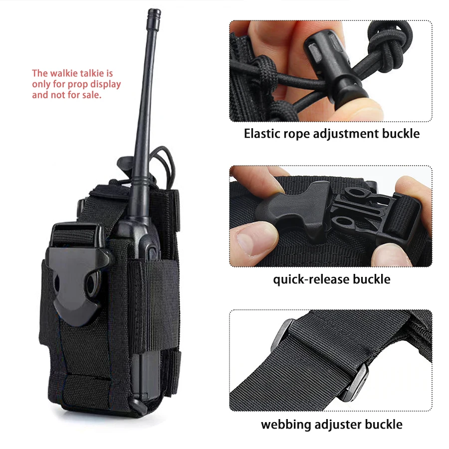 Funda para walkie talkie resistente – senderismo y camping - imagen 3