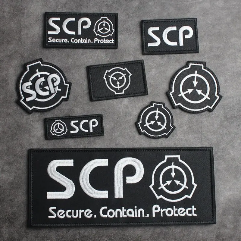 Parche bordado táctico SCP para chaleco y mochila - imagen 2